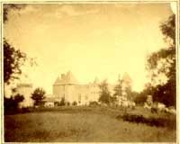Le château en 1880